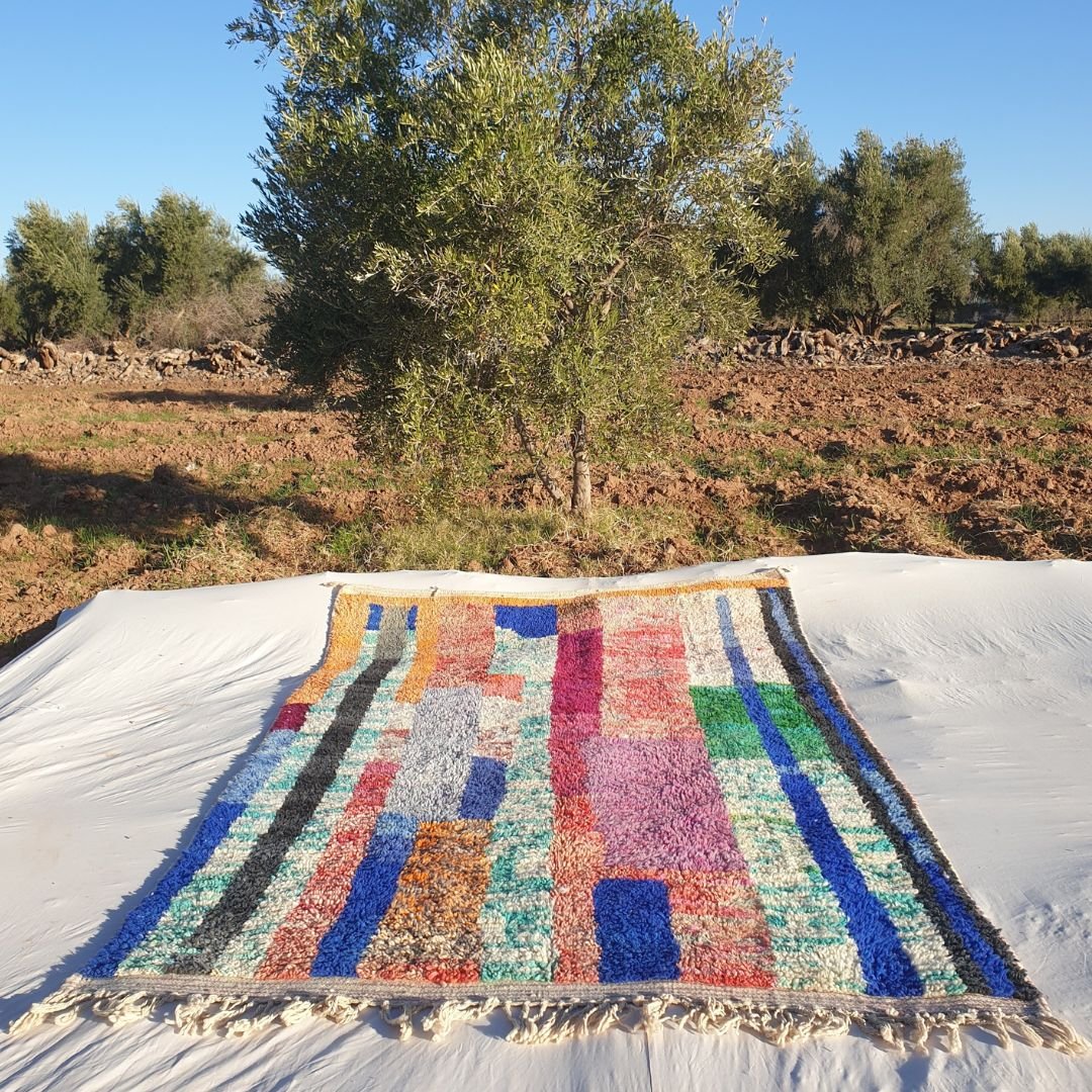 Mahea - Moroccan Rug Boujaad 6x9 Berber Handmade | 6'23x9'51 Ft | 190x290 cm - OunizZ