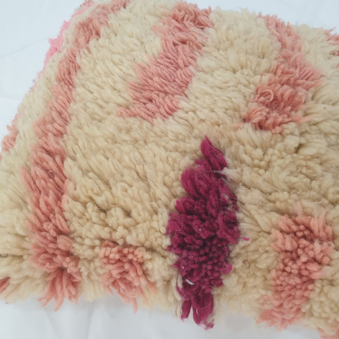 Modern Pink Cushion Cover – Gorgeous Handwoven Design 20x18 inches | 50x45 cm - OunizZ