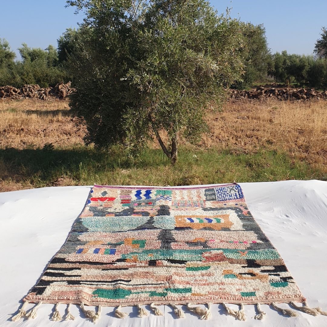 Tasriba - Boujad 6x9 Moroccan Rug Berber Handmade | 6'72x9'74 Ft | 205x297 cm - OunizZ