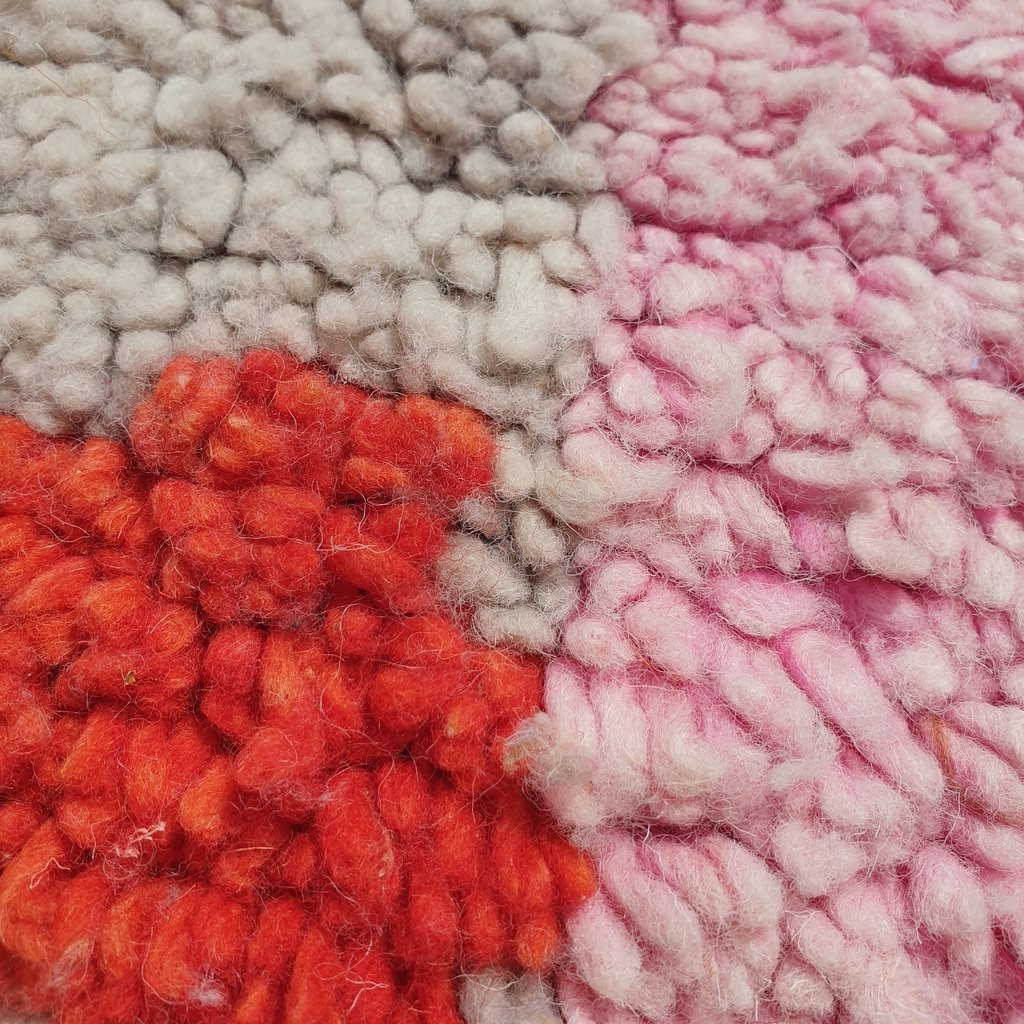 AGGOUN | 8x5 Ft | 2,5x1,5 m | Moroccan Colorful Rug | 100% wool handmade - OunizZ