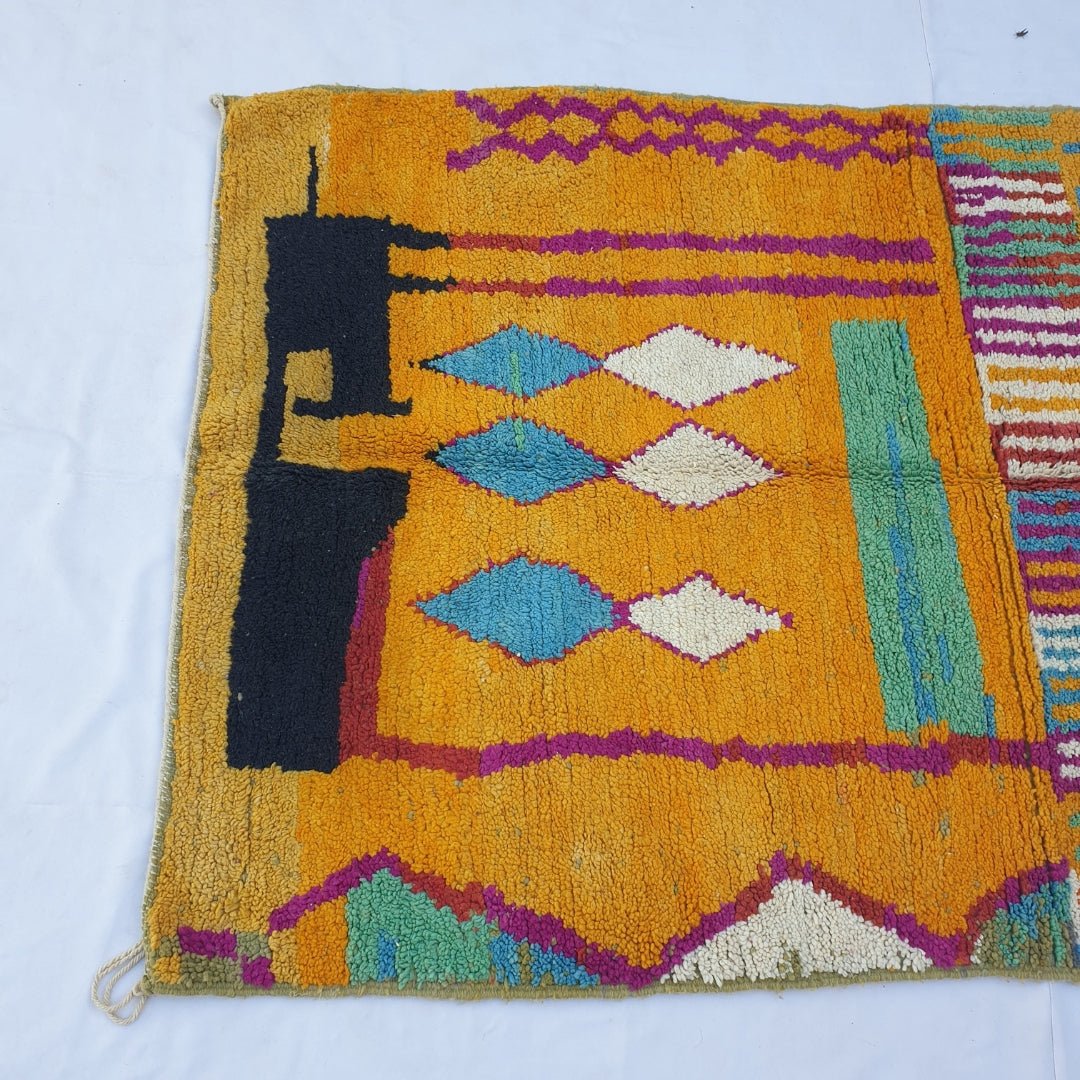 Aruby - Moroccan Rug Boujaad | Colorful Authentic Berber Handmade Bedroom Rug | 8'56x5'15 Ft | 2,61x1,57 m - OunizZ