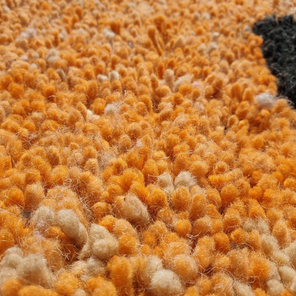 Bownigh - MOROCCAN RUG BOUJAAD | Moroccan Berber Rug | Colorful Rug Moroccan Carpet | Authentic Handmade Berber Bedroom Rugs | 10'60x6'60 Ft | 322x202 cm - OunizZ