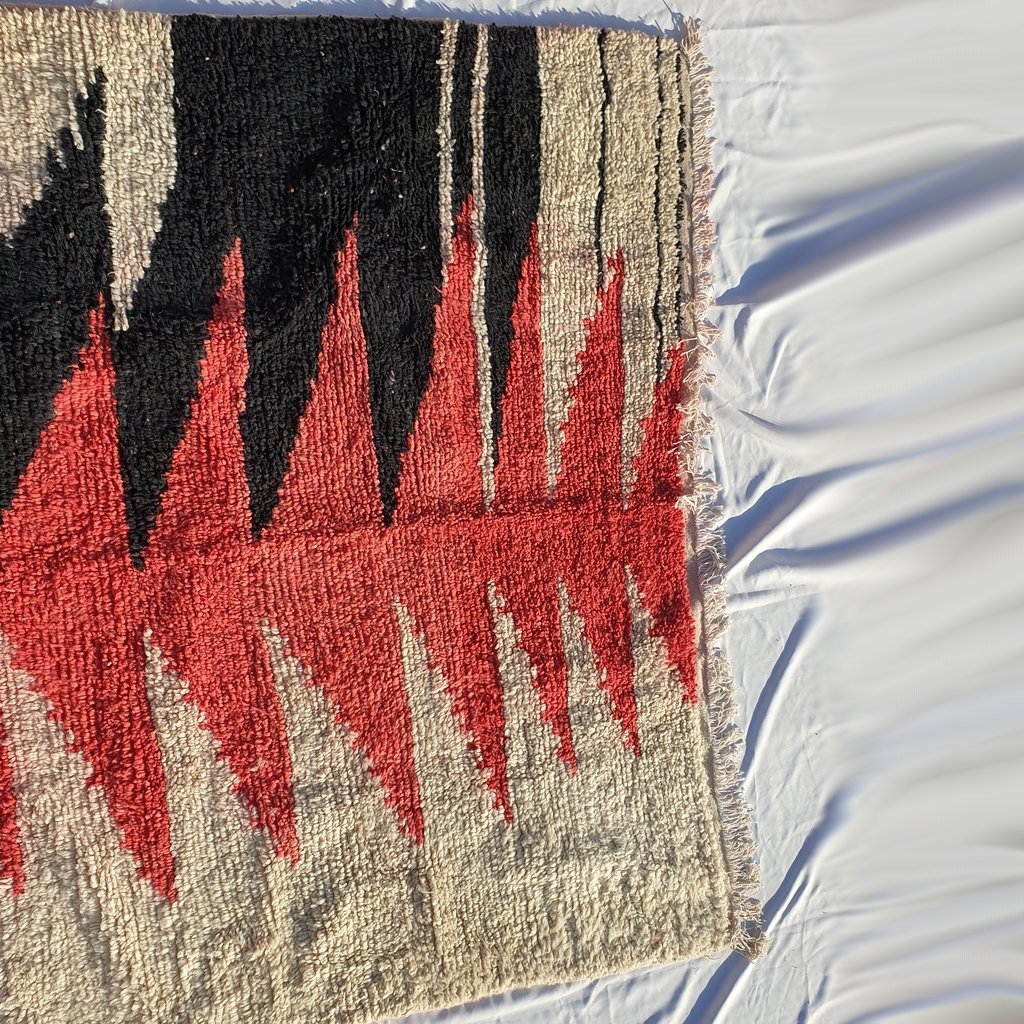 CHIKLA | 9'5x6'6 Ft | 3x2 m | Moroccan Colorful Rug | 100% wool handmade - OunizZ