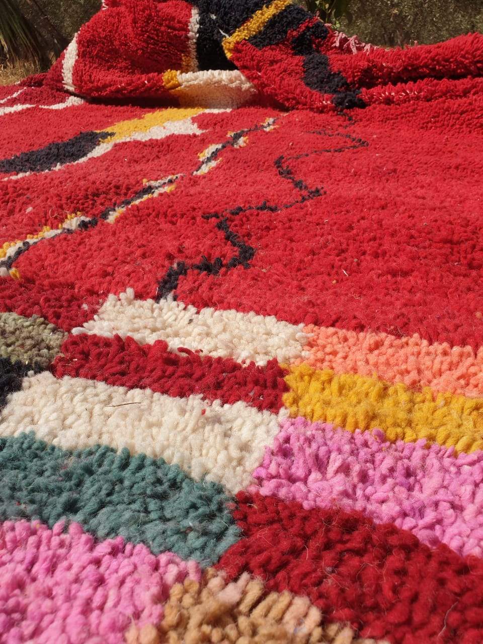 Customized HAMRA | 3x2 m | Moroccan Colorful Rug | 100% wool handmade - OunizZ
