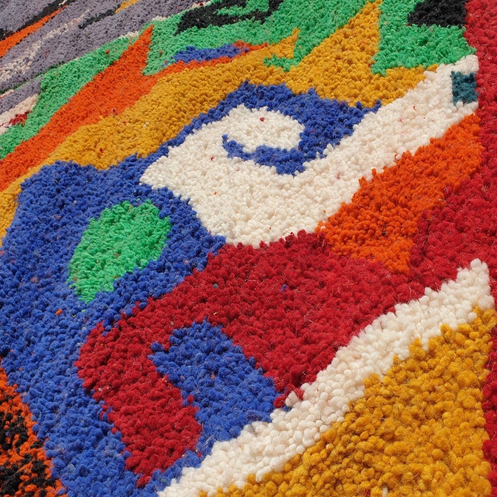 CUSTOMIZED TAMARA | 10'x6'5 Ft | Moroccan Colorful Rug | 100% wool handmade - OunizZ
