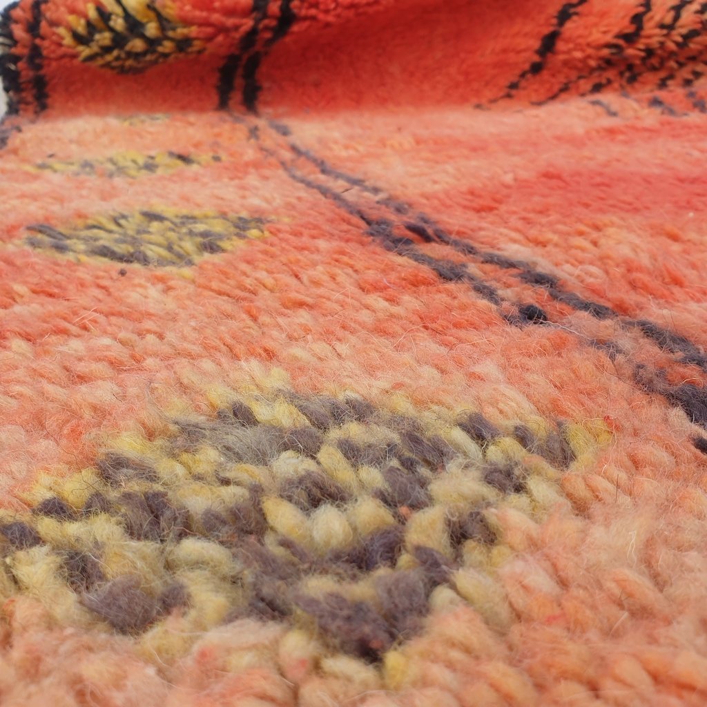 CUSTOMIZED WARDA | 11x7 Ft | Moroccan Vintage style Rug | 100% wool handmade - OunizZ