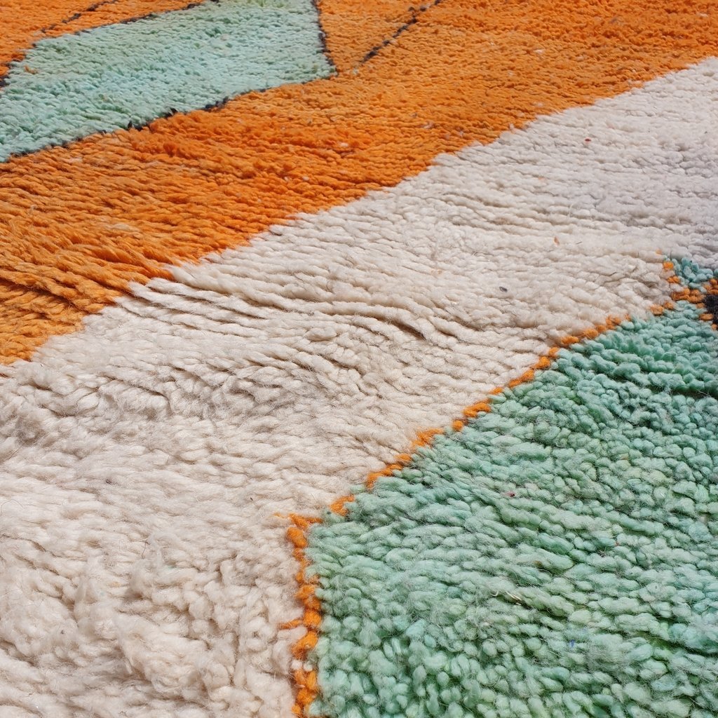 DADUS | 10x6 Ft | 3x2 m | Moroccan Colorful Rug | 100% wool handmade - OunizZ