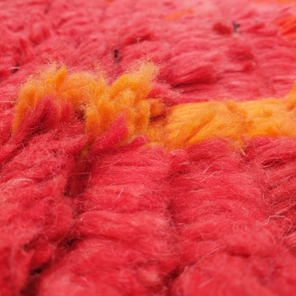 Danha- MOROCCAN BOUJAAD RUG | Large Berber Colorful Area Rug for living room Handmade Authentic Wool | 12'5x10 Ft | 382x305 cm - OunizZ