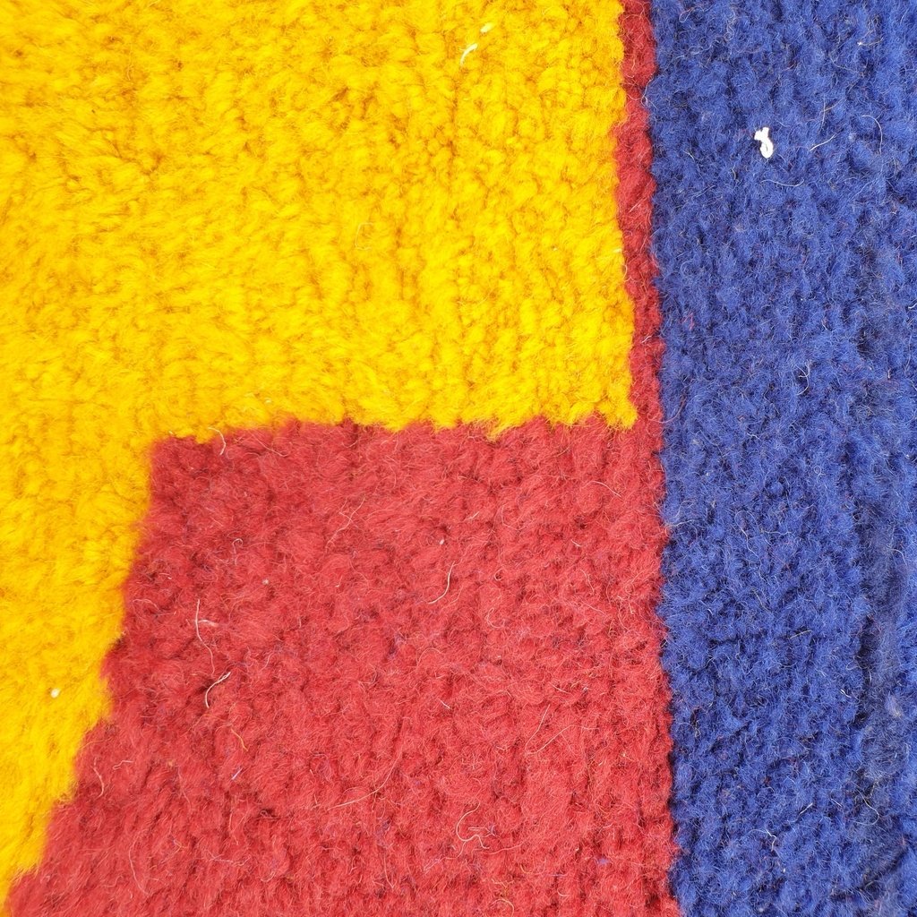 MAJOREL | 10x7 Ft | 3x2 m | Moroccan Beni Ourain Rug | 100% wool handmade - OunizZ