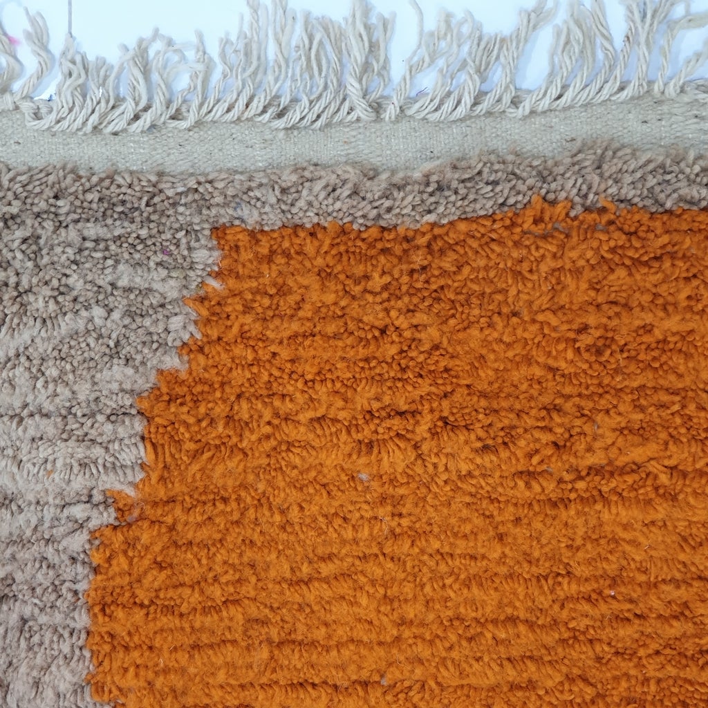 MIBRY | 7x5 Ft | 214x150 cm | Moroccan Colorful Rug | 100% wool handmade - OunizZ