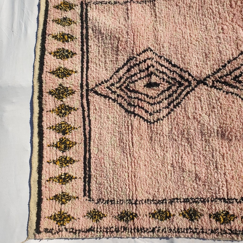 MOROCCAN BOUJAAD RUG | Moroccan Berber Rug | Colorful Rug Moroccan Carpet | Authentic Handmade Berber Bedroom Rugs | 8'5x5'2 Ft | 2,60x1,58 m - OunizZ