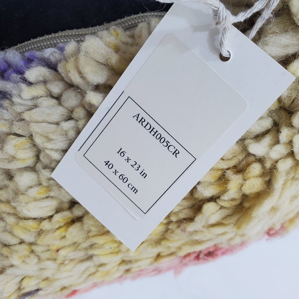 Moroccan Rug Cushion Covers - Moroccan Rug Pillow - Handmade Moroccan rug Pillow Cover - Wool cushion covers - Moroccan handmade pillow cover - OunizZ