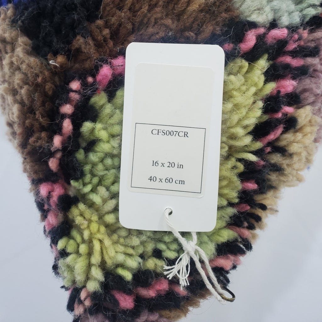 Moroccan Rug Cushion Covers - Moroccan Rug Pillow - Handmade Moroccan rug Pillow Cover - Wool cushion covers - Moroccan handmade pillow cover - OunizZ