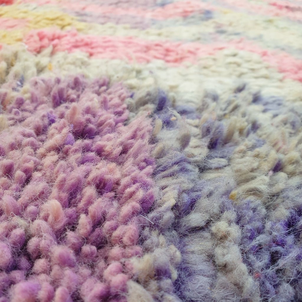 Nikcha - MOROCCAN BOUJAAD RUG | Berber Colorful Area Rug for living room Handmade Authentic Wool | 9'4x6'5 Ft | 285x198 cm - OunizZ