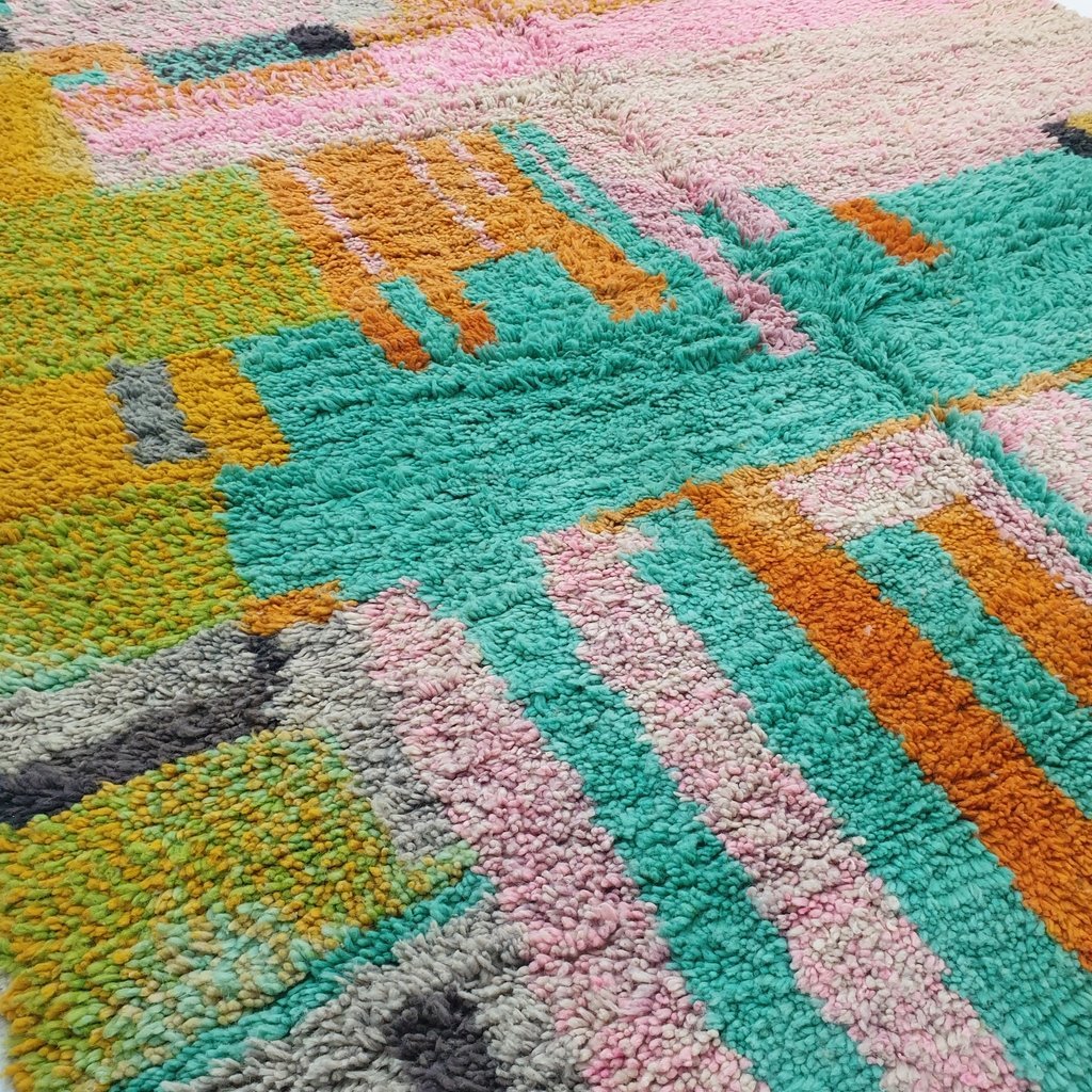 SIGRANI | 9'8x6'4 Ft | 300x194 cm | Moroccan Colorful Rug | 100% wool handmade - OunizZ