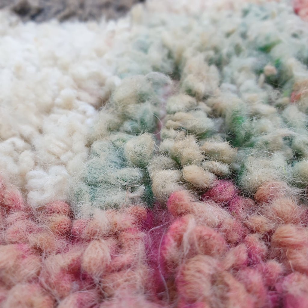 Tjrida - MOROCCAN BOUJAAD RUG | Berber Colorful Area Rug for living room Handmade Authentic Wool | 10'7x6'4 Ft | 324x196 cm - OunizZ