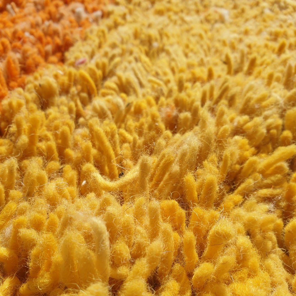 Touiba - MOROCCAN BOUJAAD RUG | Berber Colorful Area Rug for living room Handmade Authentic Wool | 9'6x6'1 Ft | 292x187 cm - OunizZ