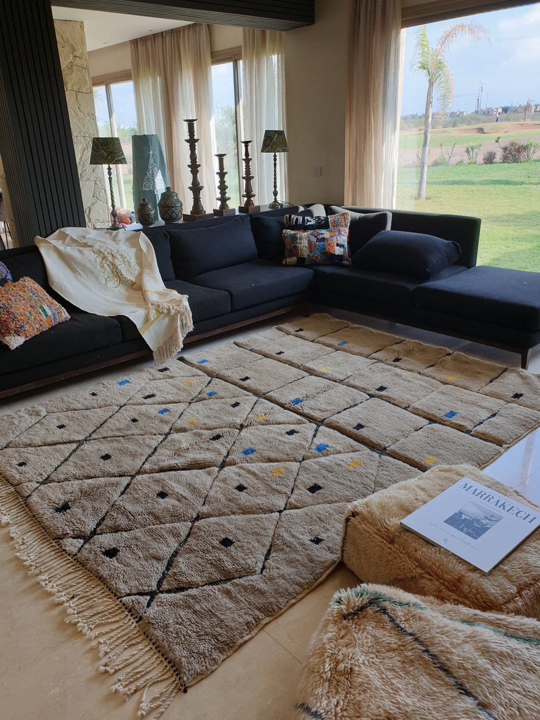 Moroccan Rugs in Modern Spaces: Blending Tradition with Contemporary Design - OunizZ