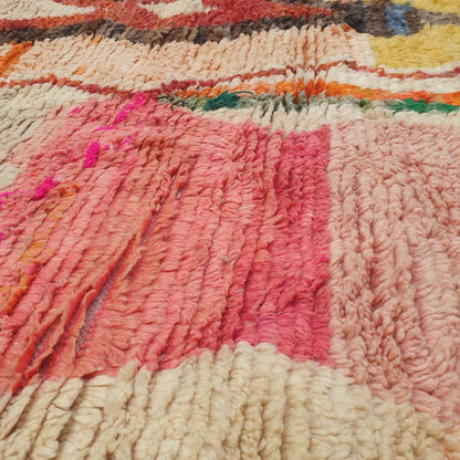 Chahalia | Large 9x12 Colorful Boujad Moroccan Rug - Handwoven Vibrant Berber Geometric Carpet | 9'x12'5" Ft | 274x380 cm - OunizZ