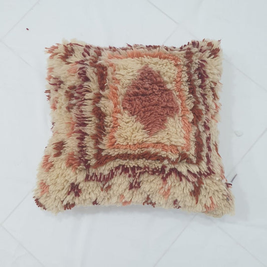 Geometric Pink Throw Pillow – Gorgeous Handwoven Design 20x20 inches | 50x50 cm - OunizZ