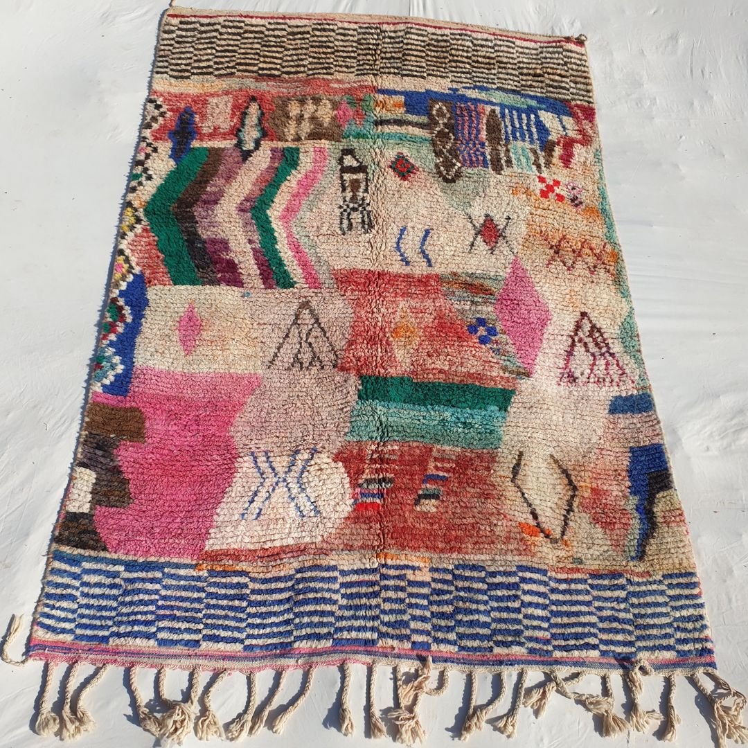 Jderna - Boujad 6x10 Moroccan Rug Berber Handmade | 6'53x10'37 Ft | 199x316 cm - OunizZ