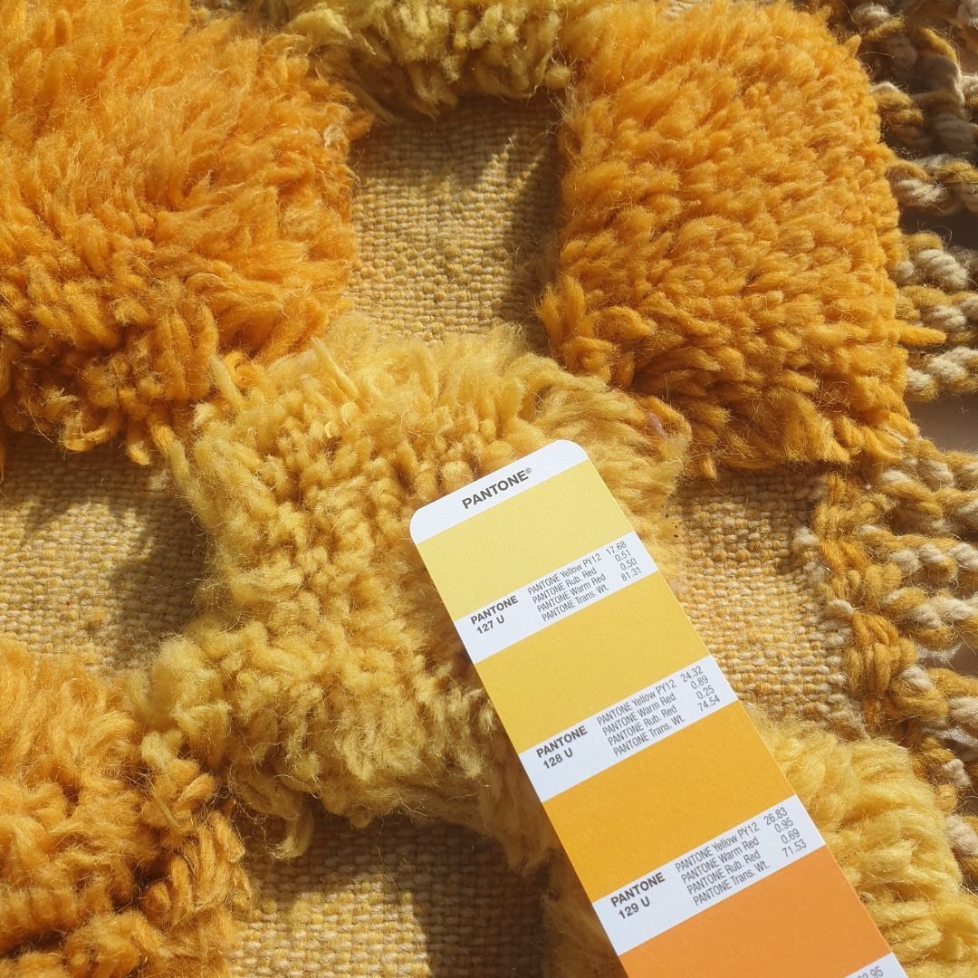 Lamane | Luxurious Golden Yellow 6x9 Moroccan Rug Plush Beni Mrirt Ultra Soft | Authentic Berber wool Beni Rug | 6'63x9'71 Ft | 202x296 cm - OunizZ