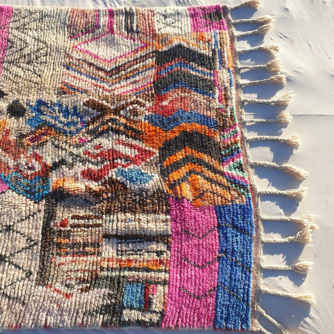 Lanora - Moroccan Rug Boujaad 6x10 Berber Handmade | 6'23x10'56 Ft | 190x322 cm - OunizZ