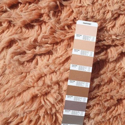 Lavme | Peach Pink Moroccan Rug 6x9 Beni Ourain Ultra Soft | Authentic Berber wool Beni Rug | 6'56x9'78 Ft | 200x298 cm - OunizZ