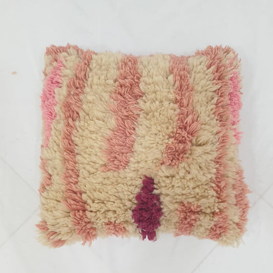 Modern Pink Cushion Cover – Gorgeous Handwoven Design 20x18 inches | 50x45 cm - OunizZ