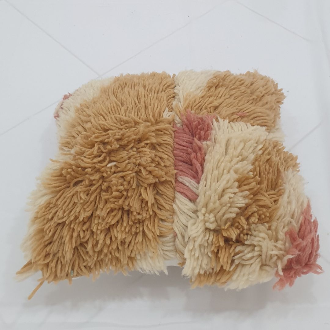 Neutral Moroccan Cushion Cover – Fabulous Handwoven Design 16x16 inches | 40x40 cm - OunizZ