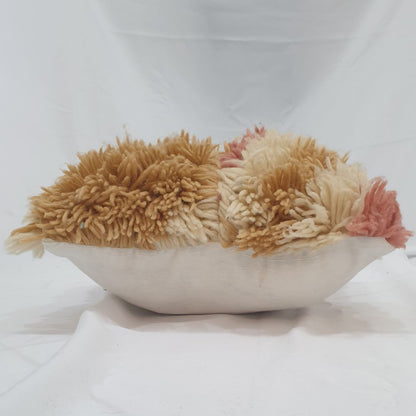 Neutral Moroccan Cushion Cover – Fabulous Handwoven Design 16x16 inches | 40x40 cm - OunizZ