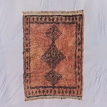 Warda - Luxurious Beni Mrirt 6x9 Moroccan Rug Ultra Soft & Thick | Berber Handmade Wool Carpet | 6'82x9'68 Ft | 208x295 cm