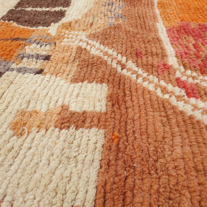 Sakhtra | 9x12 Moroccan Rug - Large Vibrant Boujad Berber Abstract Handwoven Carpet | 9'8"x12'5" Ft | 295x380 cm - OunizZ