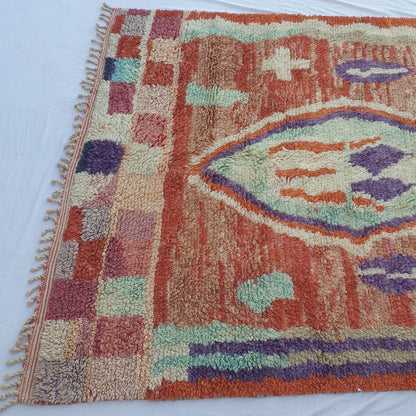 Salika - Vibrant 6x10 Boujad Moroccan Rug - Handwoven Colorful Berber Wool Carpet for Living Room | 6'23x10'17 Ft | 190x310 cm - OunizZ