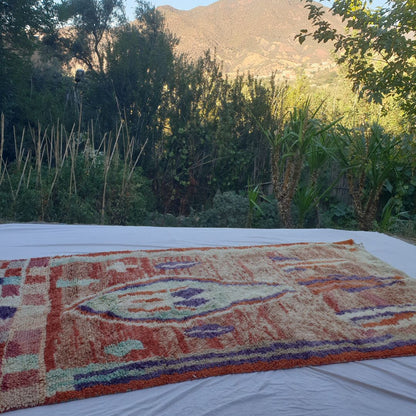 Salika - Vibrant 6x10 Boujad Moroccan Rug - Handwoven Colorful Berber Wool Carpet for Living Room | 6'23x10'17 Ft | 190x310 cm - OunizZ