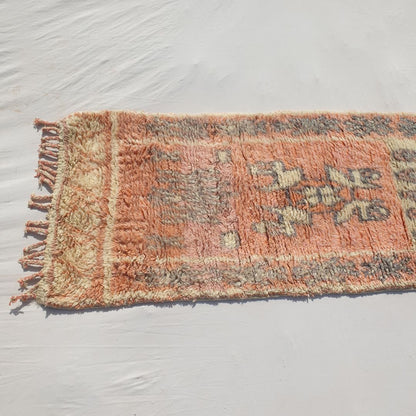 Sarha Runner | Luxurious Moroccan Beni Mrirt Runner Rug Ultra Soft and Thick | Colorful Hallway Runner | 2'85x14'86 Ft | 87x453 cm - OunizZ