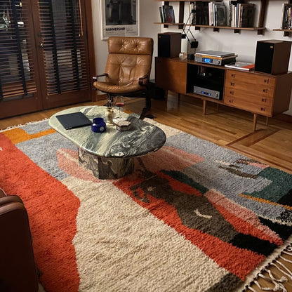 SIMILISOUDA | 10'3x6'8 Ft | 3x2 m | Moroccan Colorful Rug | 100% wool handmade - OunizZ