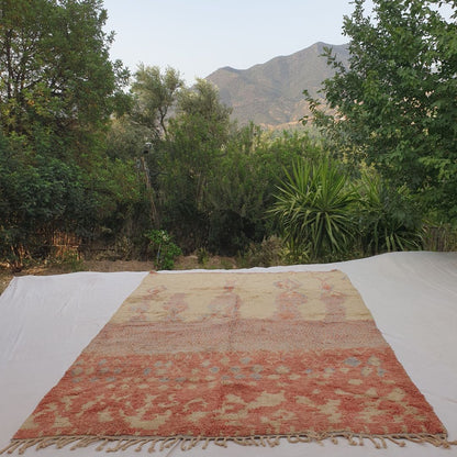Tanessa | 8x11 Moroccan Rug - Large Pastel Boujad Berber Geometric Handwoven Carpet | 8'3"x11'2" Ft | 253x340 cm - OunizZ