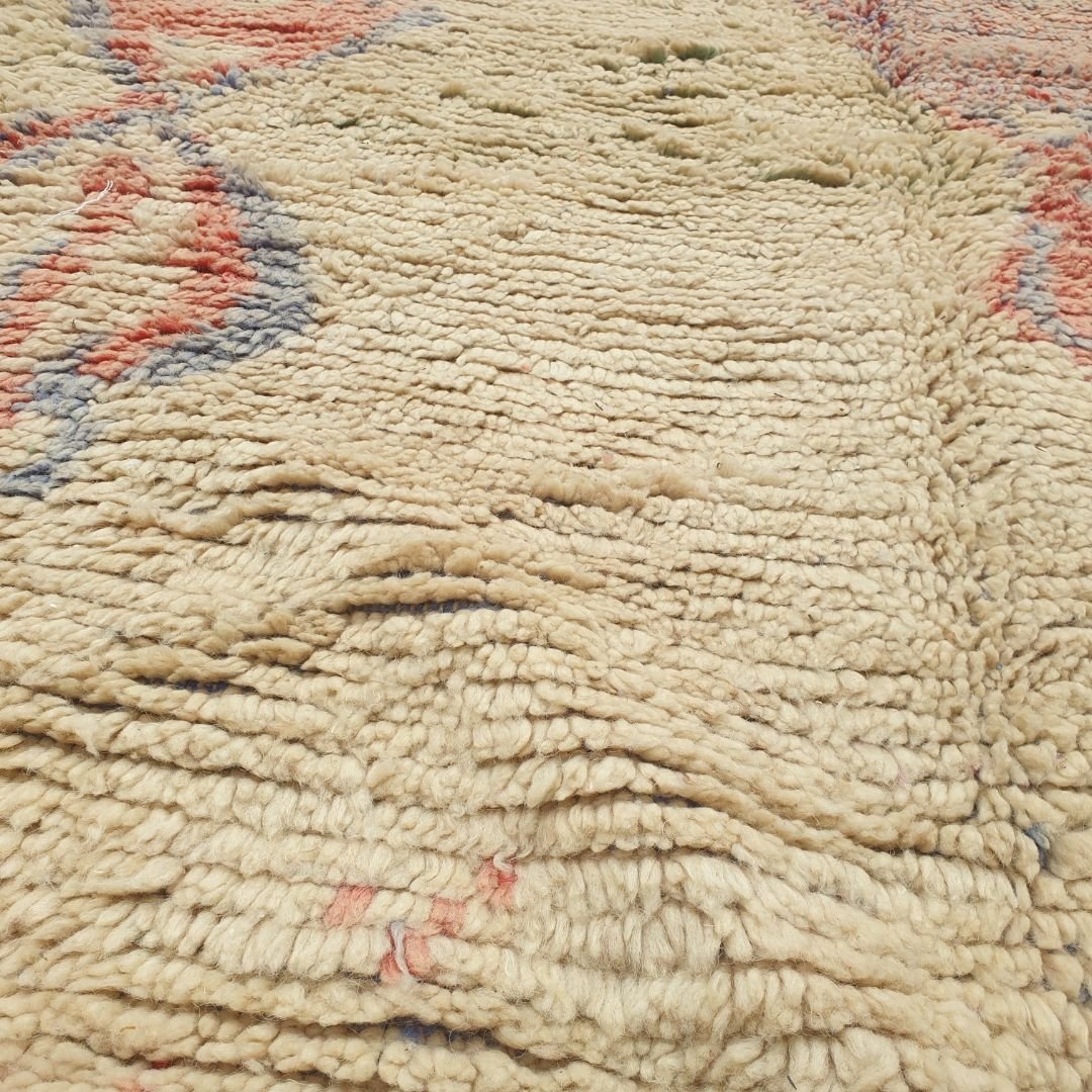 Tanessa | 8x11 Moroccan Rug - Large Pastel Boujad Berber Geometric Handwoven Carpet | 8'3"x11'2" Ft | 253x340 cm - OunizZ