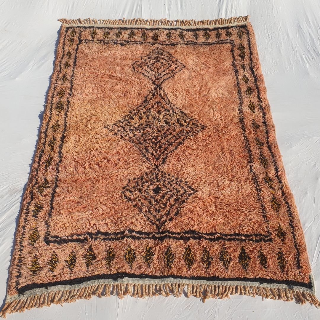 Warda - Luxurious Beni Mrirt 6x9 Moroccan Rug Ultra Soft & Thick | Berber Handmade Wool Carpet | 6'82x9'68 Ft | 208x295 cm - OunizZ