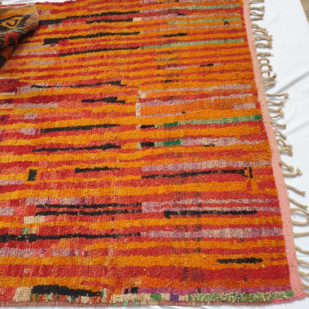 AFYA | 10'5x6'5 Ft | 3x2 m | Moroccan Colorful Rug | 100% wool handmade - OunizZ