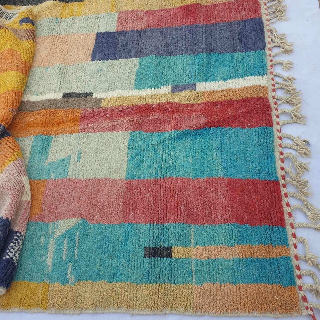 ARABI | 9'7x6'6 Ft | 3x2 m | Moroccan Colorful Rug | 100% wool handmade - OunizZ