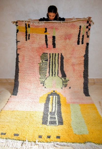 AZIZA | Boujaad Rug | 100% wool handmade in Morocco - OunizZ