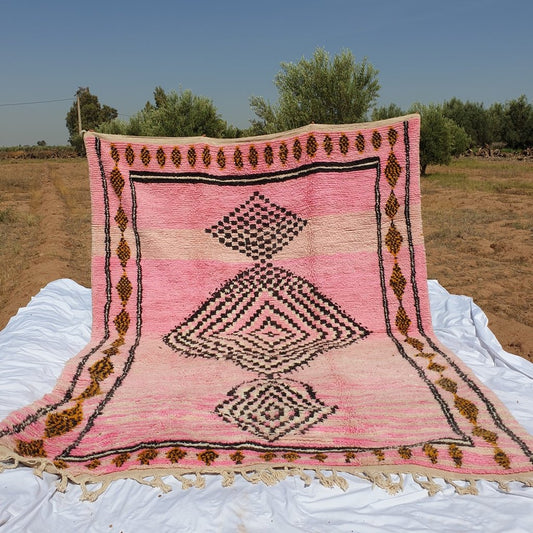 BIWARDA | Boujaad Rug 13'3x9'6 Ft | 4x3 m | 100% wool handmade in Morocco - OunizZ