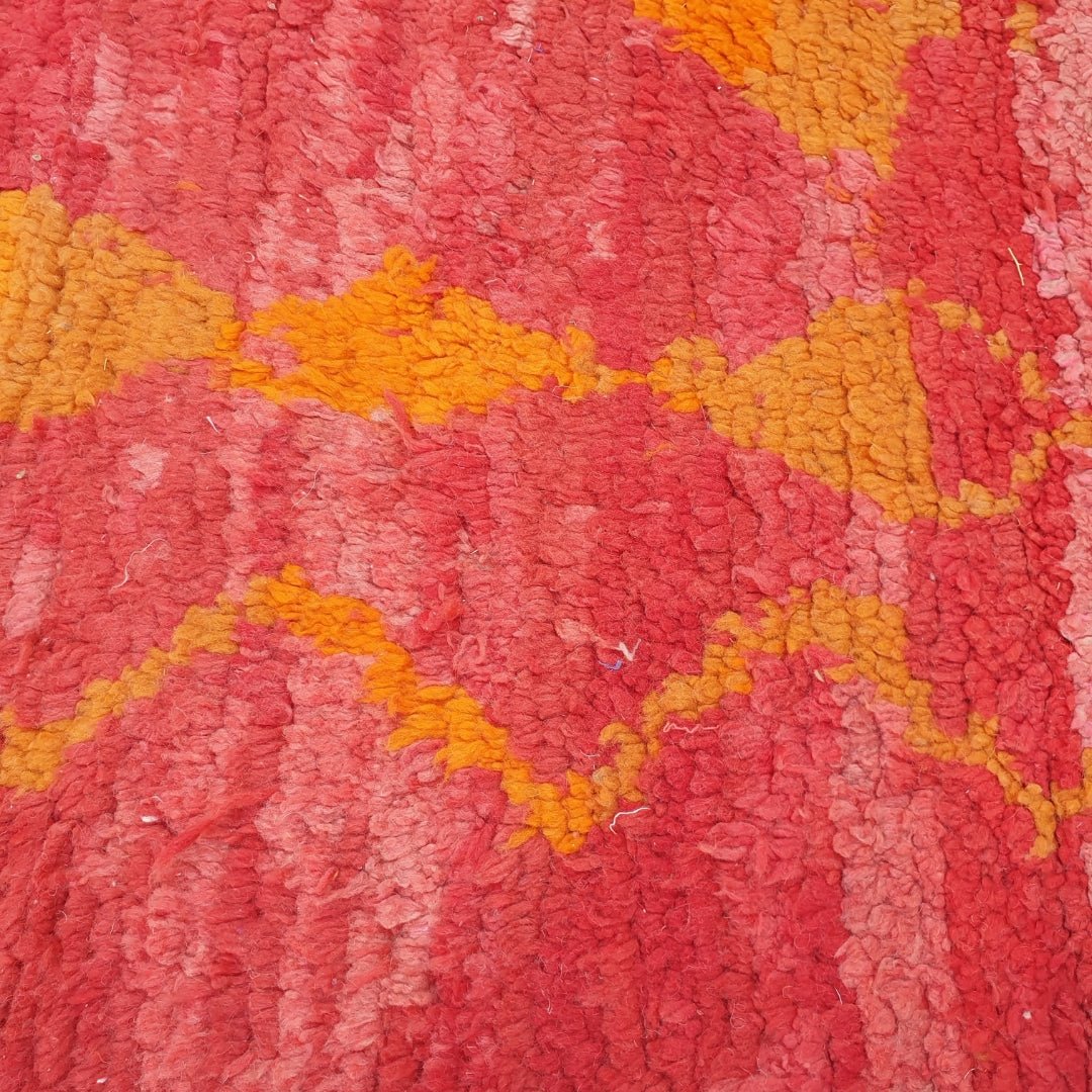 Brika - MOROCCAN RUG BOUJAD | Moroccan Berber Rug | Colorful Rug Moroccan Carpet | Authentic Handmade Berber Bedroom Rugs | 10'04x6'30 Ft | 306x192 cm - OunizZ