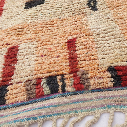 Chamaa | MOROCCAN RUG BOUJAD | Moroccan Berber Rug | Colorful Rug Moroccan Carpet | Authentic Handmade Berber Living room Rugs | 13x9'84 Ft | 396x300 cm - OunizZ