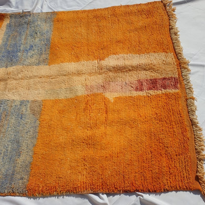 Customized AMASTI | 8'x6' Ft | Moroccan Colorful Rug | 100% wool handmade - OunizZ