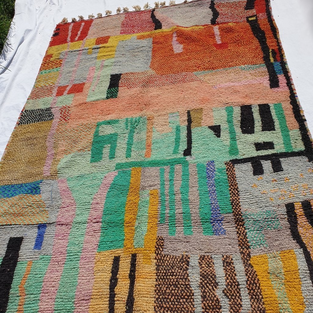 Customized GRANA | 3x2 m | Moroccan Colorful Rug | 100% wool handmade - OunizZ