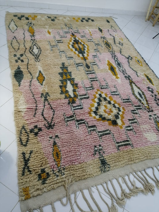 CUSTOMIZED KARAA | 320x230 CM | Moroccan Vintage style Rug | 100% wool handmade - OunizZ