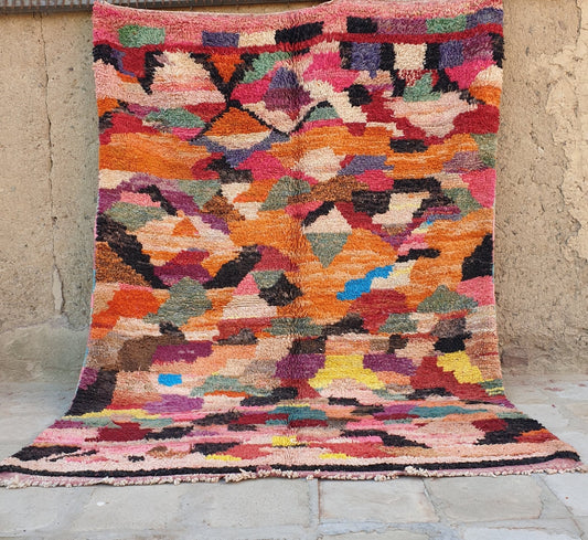 DAHBIA | Boujaad Rug | 100% wool handmade in Morocco - OunizZ